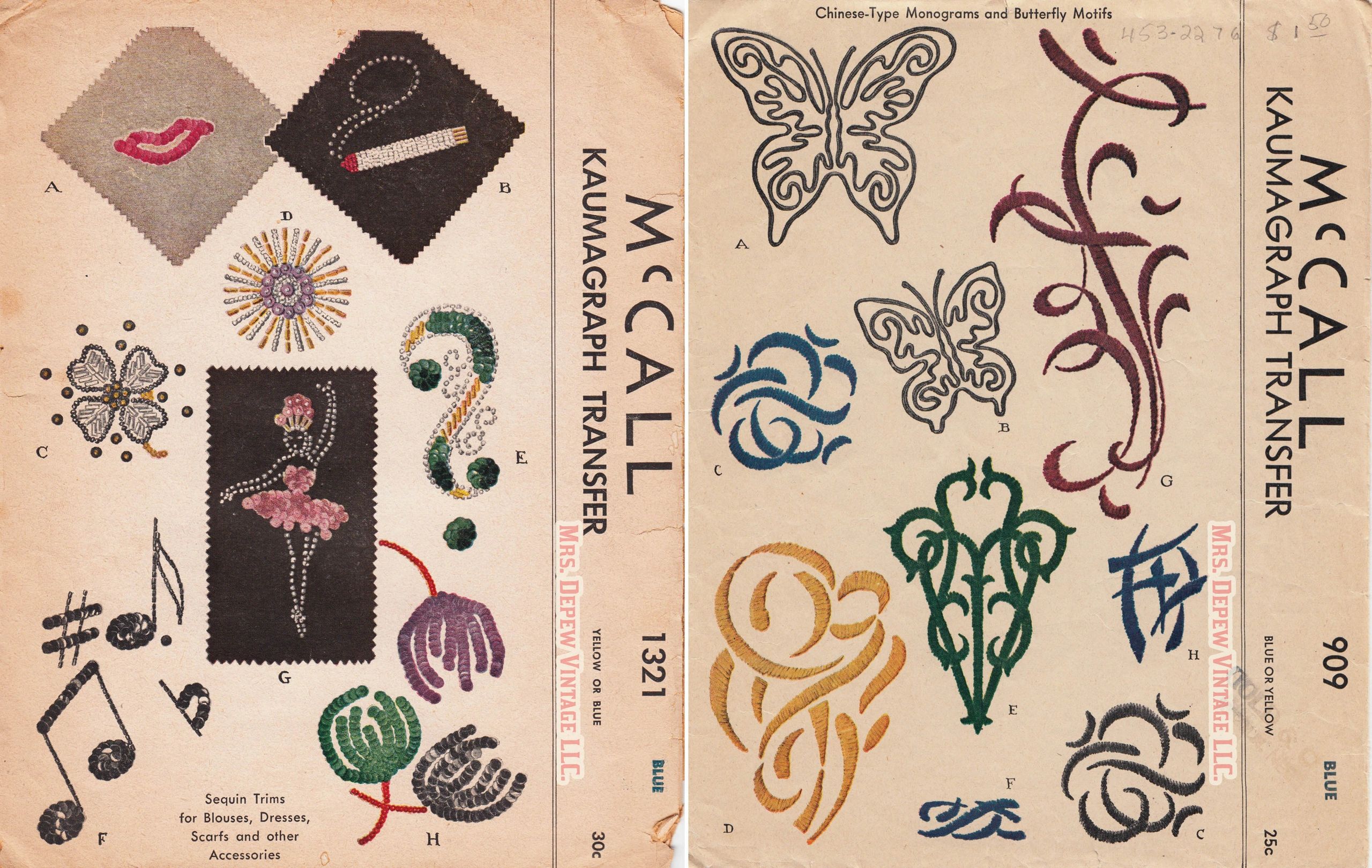 The Fabric Tattoo: All About Vintage Kaumagraph Patterns